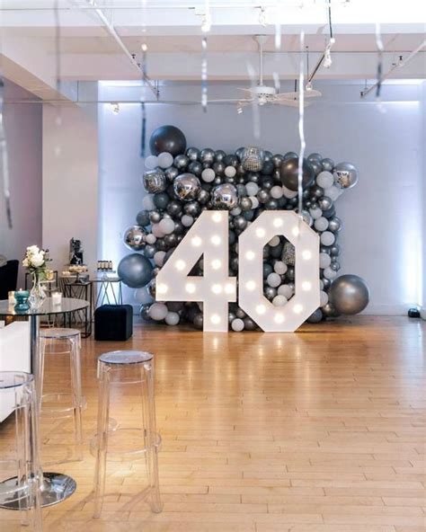 40th birthday party decorations | 40th birthday party decorations, 40th party decorations ...