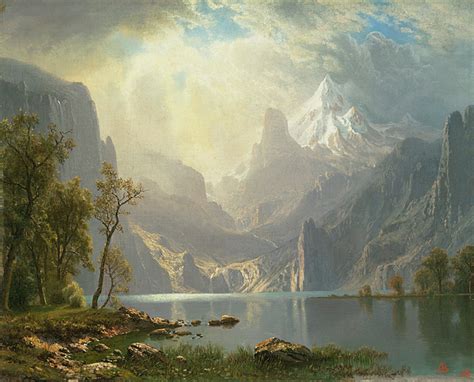 The Sierra Nevada Tapestry for Sale by Albert Bierstadt