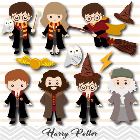 Harry Potter Digital Clipart, Harry Potter Clip Art – Tracy Digital Design