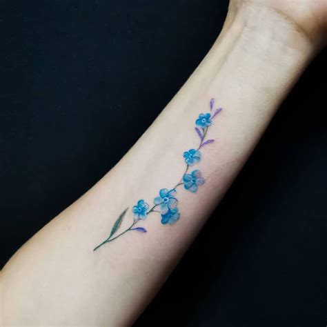 Top 61 Best Forget Me Not Tattoo Ideas - [2021 Information Guide]