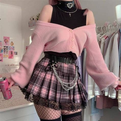 PASTEL GOTH LACE SPLICING MINI SKIRT | Edgy outfits, Stylish outfits ...