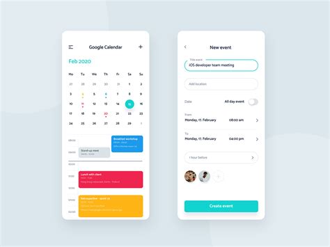 Best Calendar App for Personal Use on Behance