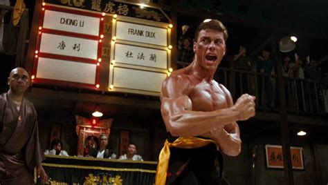 Jean Claude Van Damme as Frank Dux vs Chong Li in Bloodsport (1988) : r ...