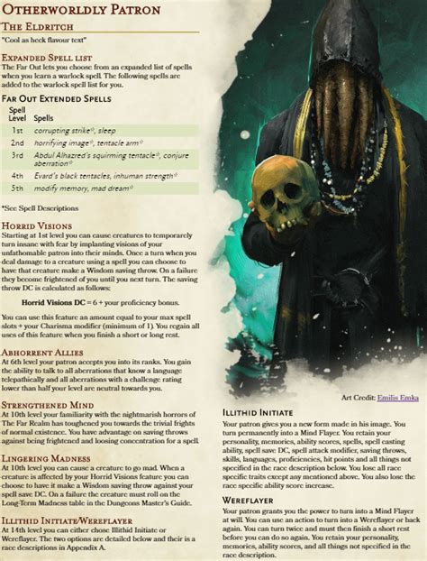 Warlock Subclass: The Eldritch. Turn your enemies insane with the cosmic horror of this ...