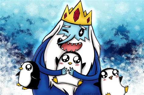 Ice King and Gunter! - Adventure Time with Ice King and Gunter! Fan Art (35657008) - Fanpop