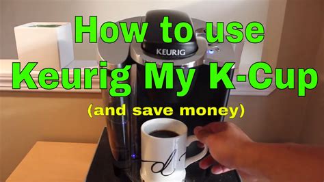 How to use the Keurig My K-Cup reusable coffee filter and save money | MAKE EASY - YouTube