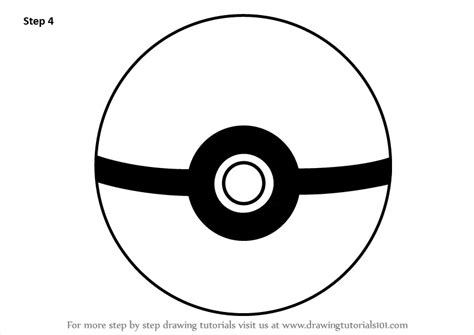 How to Draw Pokeball from Pokemon (Pokemon) Step by Step ...