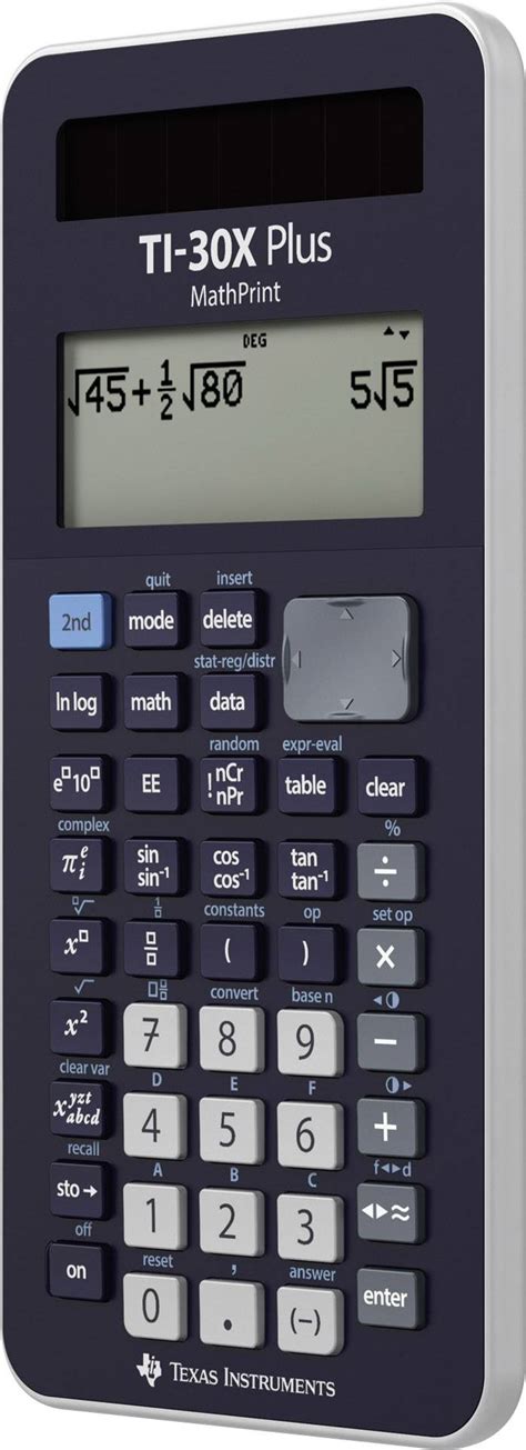 Texas Instruments TI-30X Plus MathPrint CAS calculator Black Display (digits): 16 battery ...