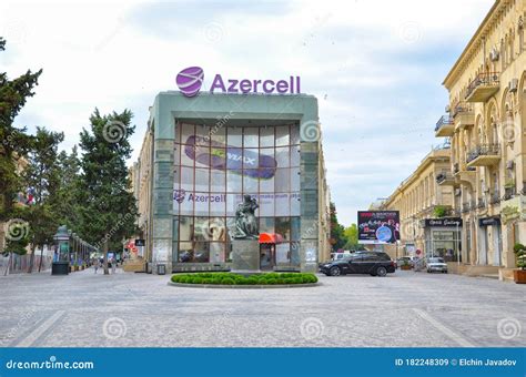 Baku, Azerbaijan - June 24, 2012: Nizami Street in the Center of Baku ...