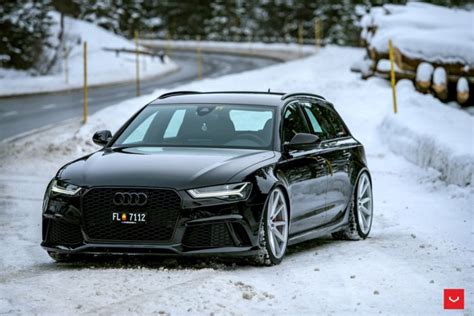 audi, Rs6, Avant, Black, Vossen, Wheels, Cars Wallpapers HD / Desktop ...