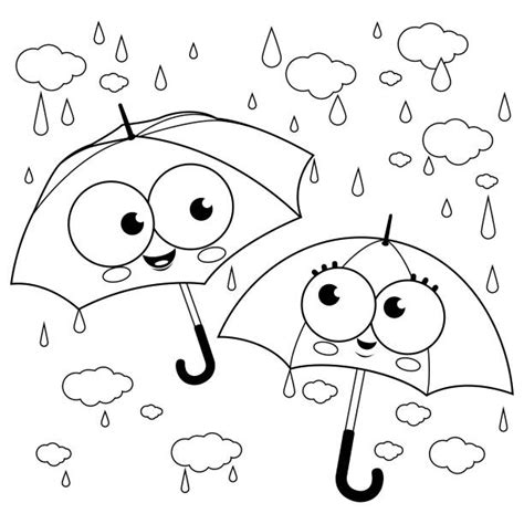 Rain Black And White Illustrations, Royalty-Free Vector Graphics & Clip Art - iStock