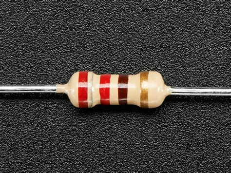 Through-Hole Resistors - 220 ohm 5% 1/4W - Pack of 25 ID: 2780 - $0.75 : Adafruit Industries ...