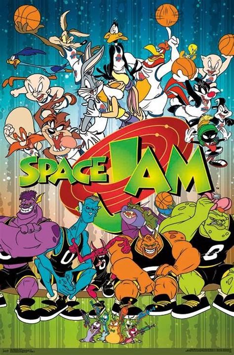 Space Jam Basketball (Looney Tunes Tune Squad vs. Monstars) Official ...