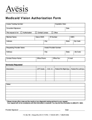 Avesis Prior Authorization Form - Fill Online, Printable, Fillable, Blank | pdfFiller