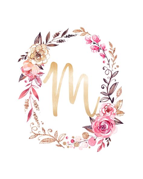 Free Glitter and Glam Monogram Printables | The Cottage Market | Fondos con letras, Fondos de ...