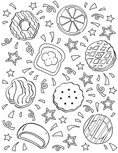 Free Cookie Coloring Pages Girl Scout Cookie Sheets J - vrogue.co