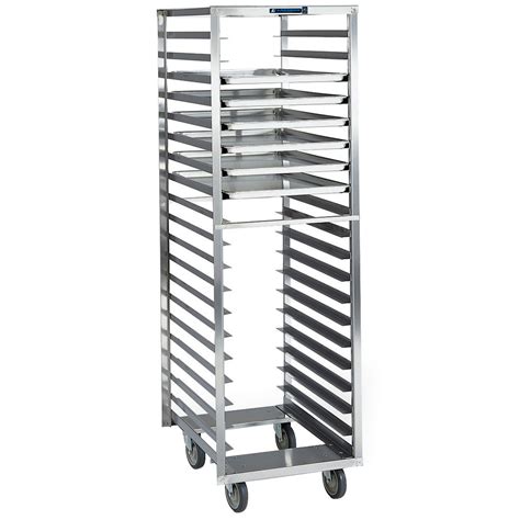 Lakeside 173 20 Pan End Load Stainless Steel Bun / Sheet Pan Rack - Assembled