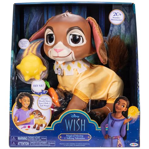 Disney Wish Magical Moving and Talking Valentino Interactive Toy | Smyths Toys UK