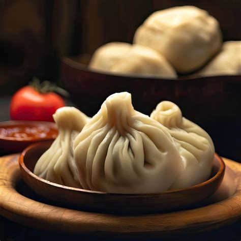 Premium AI Image | Momo india food Generative AI