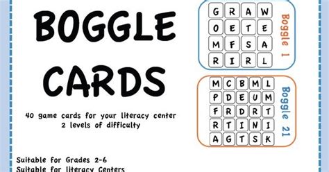 Big Boggle Rules | Activity Shelter