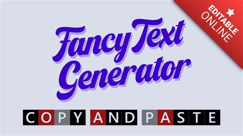 Fancy Text Generator In Font Styles & Text Effects