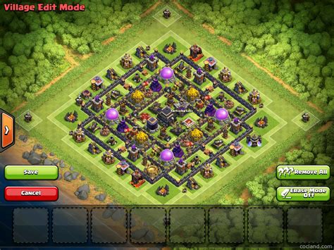 Massacore 2.0 - Solid Post-Update TH9 Farming Layout | Clash of Clans Land