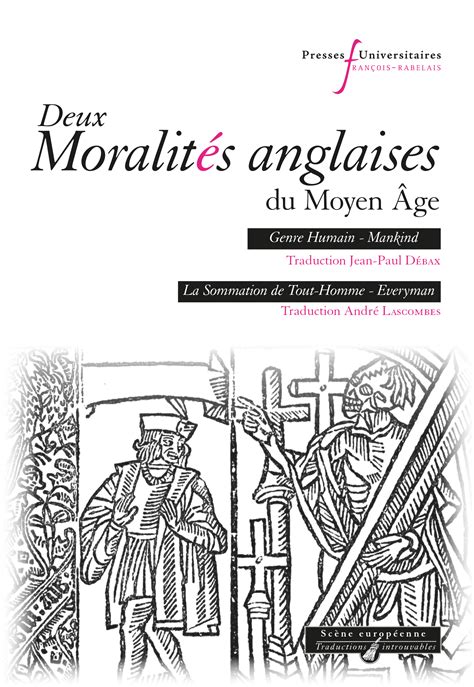 Deux moralités anglaises du Moyen Âge – Presses universitaires François-Rabelais