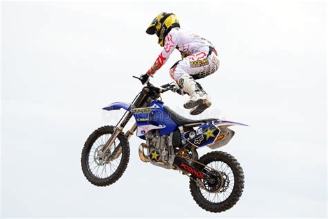 A Professional Rider at the FMX (Freestyle Motocross) Competition ...