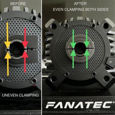 Fanatec CSL DD Pro Shaft Clamp Fix *Carbon Steel* Wheel Mod DD1 Podium Clubsport | eBay