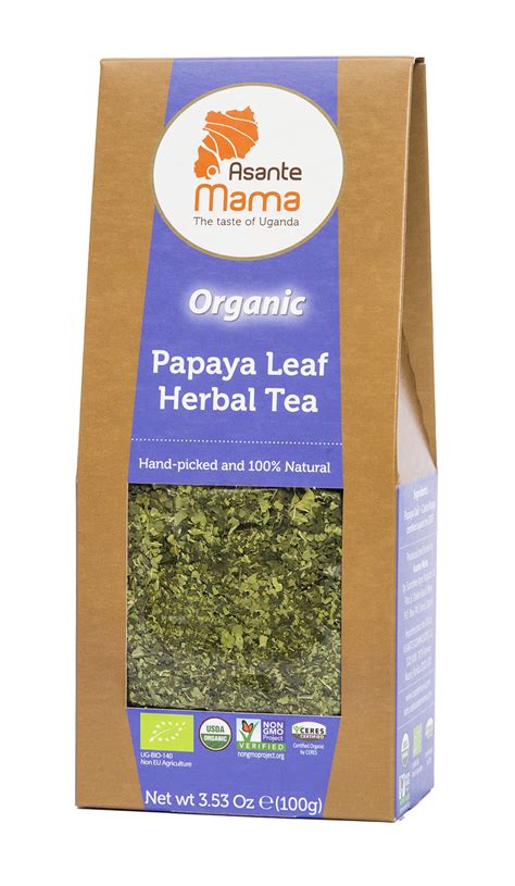 Organic – Papaya Leaf Herbal Tea – Asante Mama