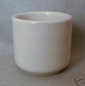US Navy Enlisted Heavy White Watchstanding China Porcelain Mug without Handles WWI, WWII and ...