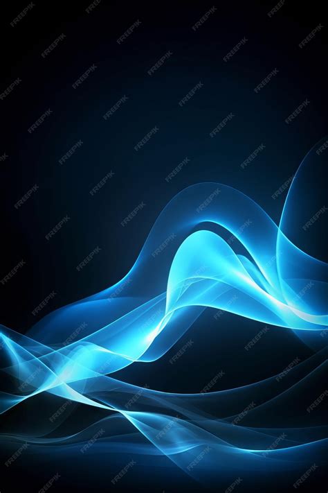 Premium AI Image | abstract blue wave wave vector free vector design ...