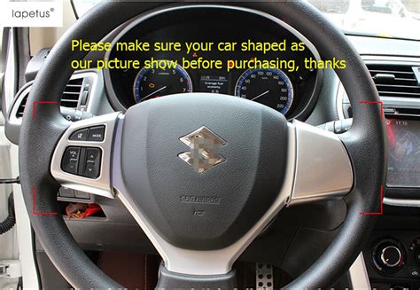 Accessories For Suzuki SX4 S cross 2014 2015 2016 Matt Style Steering ...