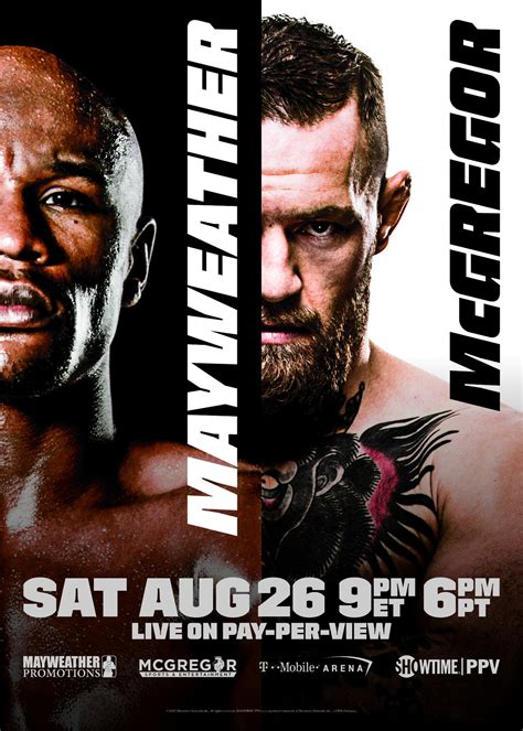 Showtime Boxing - Mayweather vs. McGregor Fight Card Results