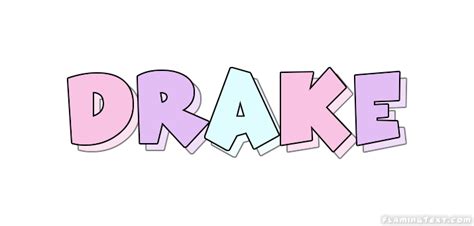 Drake Logo | Free Name Design Tool from Flaming Text