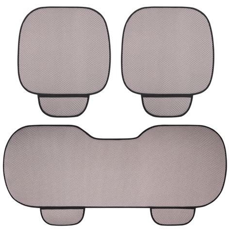 Car Seat Cushions Front/Rear Seat Protector Covers Ice Silk Interior Accessories | eBay