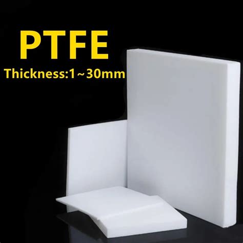 1~30mm Thickness Ptfe Sheet Ptfe Plate Ptfe Board Block Polytef Plate Anti-corrosion Machining ...