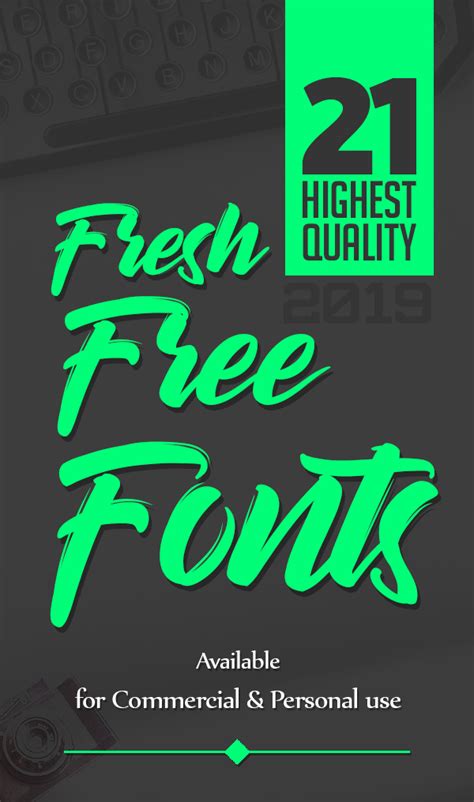 21 Fresh Free Fonts for Graphic Designers | Fonts | Graphic Design Junction