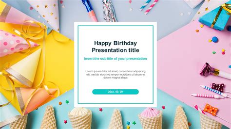 Happy birthday Free Google Slides theme and PowerPoint templates