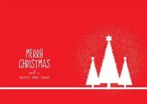 Christmas background with trees and decorative text 270008 Vector Art ...