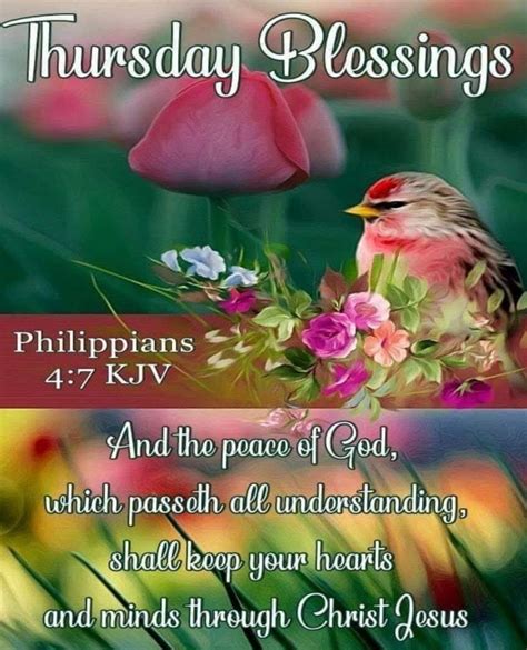 Peace Of God Thursday Blessings Pictures