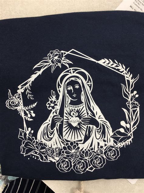 Immaculate Heart of Mary T-Shirt - Queen of Angels Catholic Store