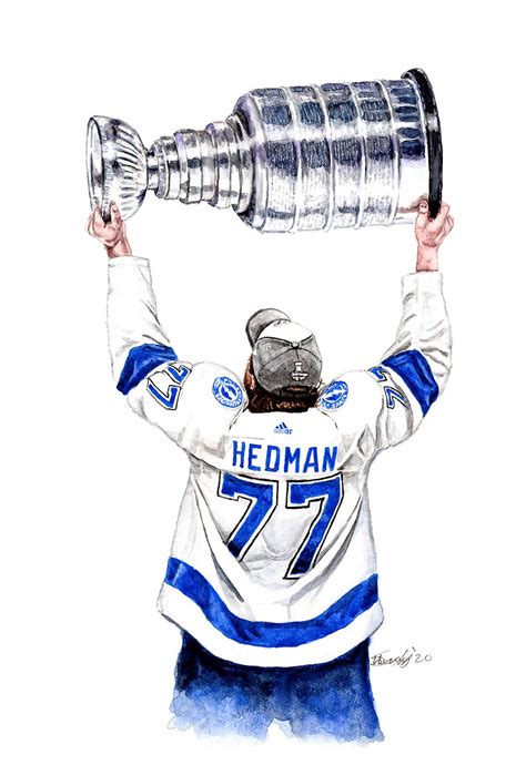 Victor Hedman, 2020 Stanley Cup Champions - Print | Mike Nguyen Art