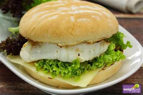 Grilled Fish Burger | Weightloss.com.au