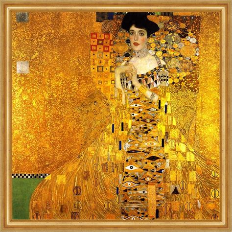 Adele Bloch-Bauer I LW Jugendstil Secession Goldene Gustav Klimt A2 049 ...