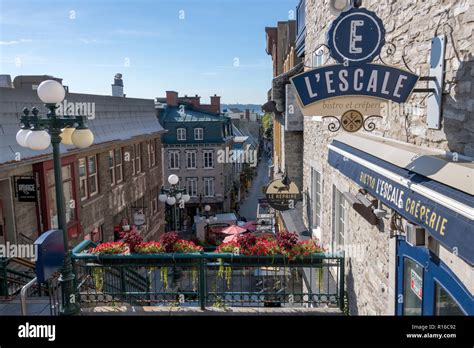 Old town old quebec city hi-res stock photography and images - Alamy