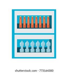 Supermarket Shelves Design Concept Stock Vector (Royalty Free) 773164300 | Shutterstock