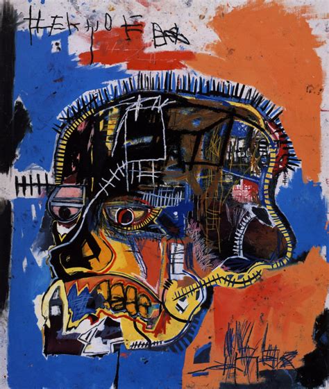 Jean Michel Basquiat - Untitled (Skull) (1981) : r/museum