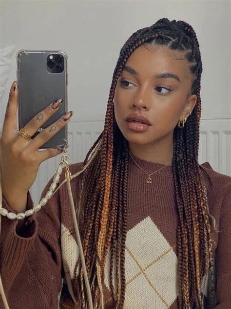 40 Box Braids Hairstyles for Black Women to Try in 2021