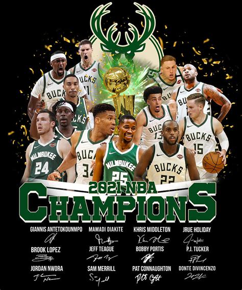 Milwaukee Bucks Champions 2021 NBA Mixed Media by Hung Duong Duy | Fine Art America